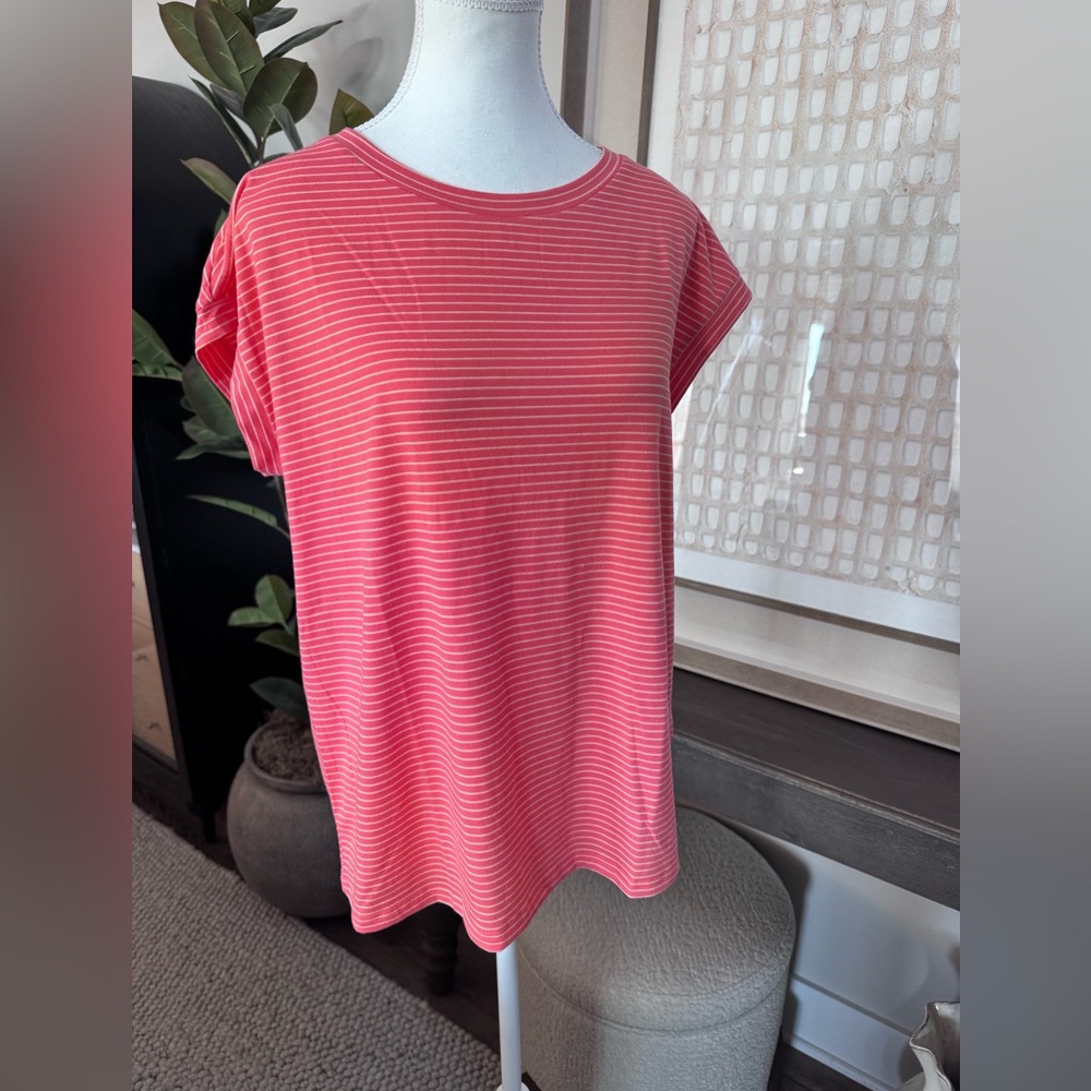 BRAND NEW Large Striped La Baieso Pink Women's Top